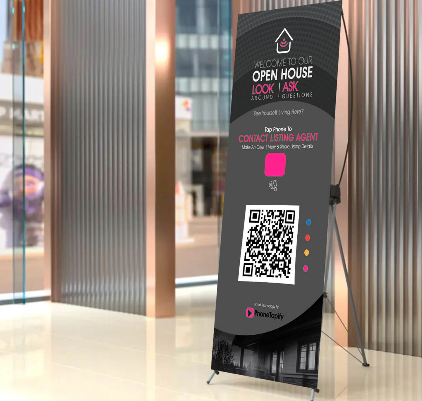 sample qr code placements